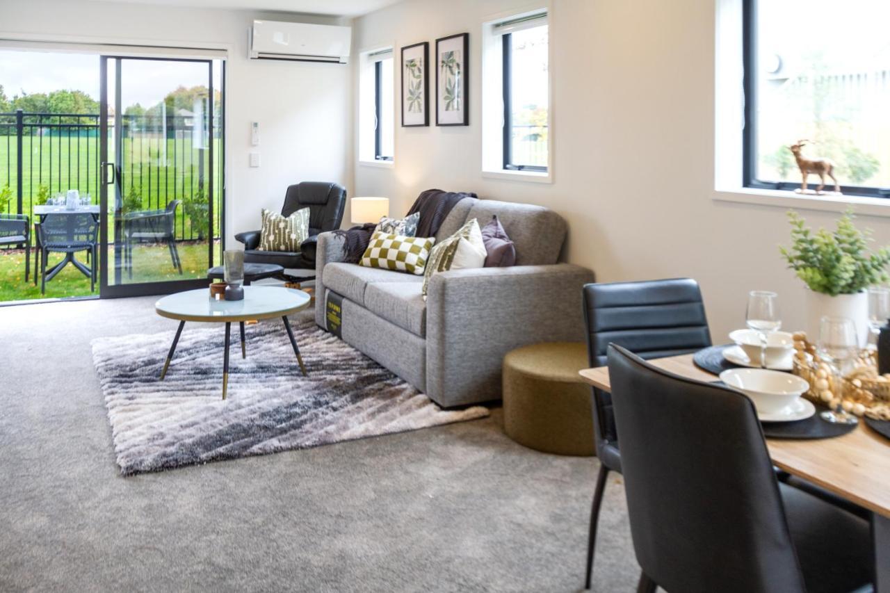 基督城Peaceful Park View Townhouse 2 Bed W/Carpark公寓 外观 照片