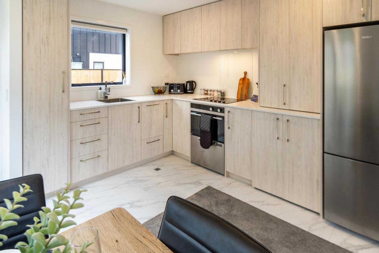 基督城Peaceful Park View Townhouse 2 Bed W/Carpark公寓 外观 照片